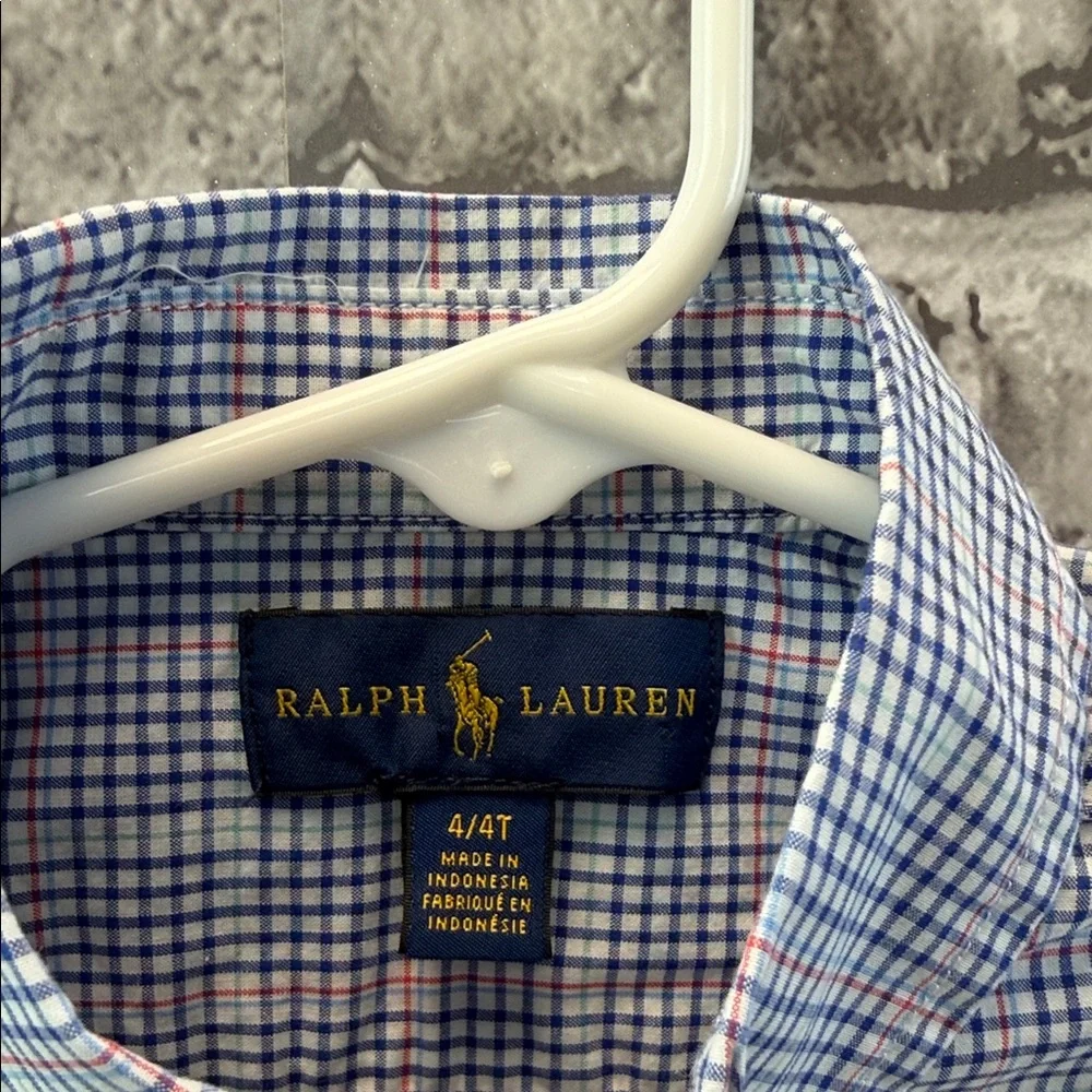 Ralph Lauren Boy's Plaid Button-Down‎ Shirt
